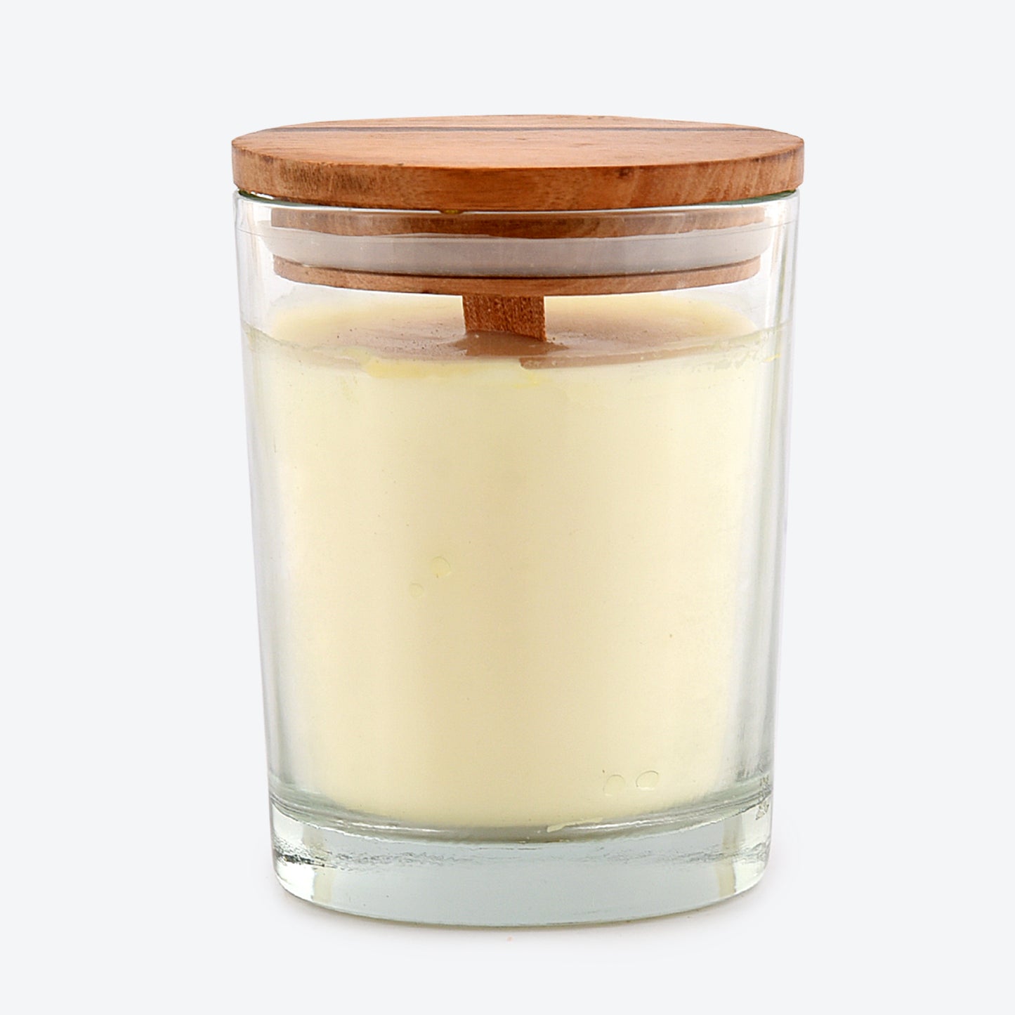 Musk Frosted Glass Candle with Lid