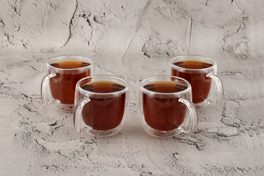 Double Layered Tea cup (Set of 4)