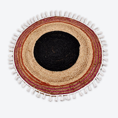 Knotted Threads Round Mat